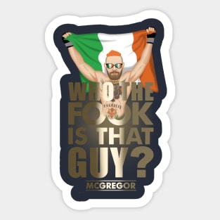 who the fook Sticker